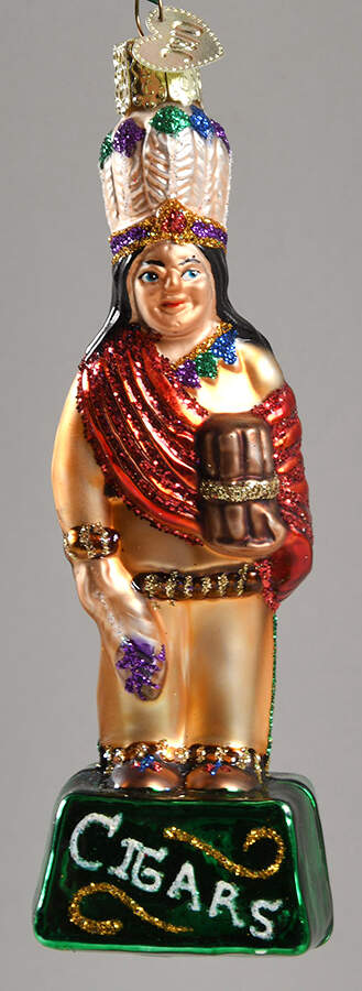 Vacation & Travel Cigar Store Indian - No Box by Old World Christmas (Newer)-1