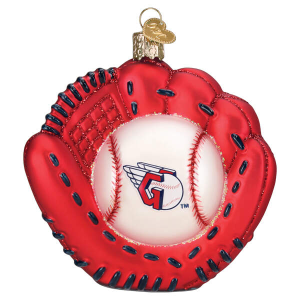 MLB Ornaments Mitt - Cleveland Guardians - Boxed by Old World Christmas (Newer)-1
