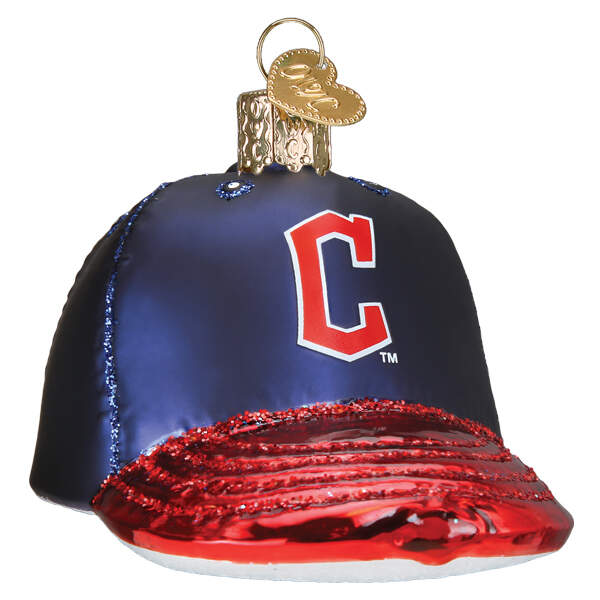 MLB Ornaments Cap - Cleveland Guardians - Boxed by Old World Christmas (Newer)-1