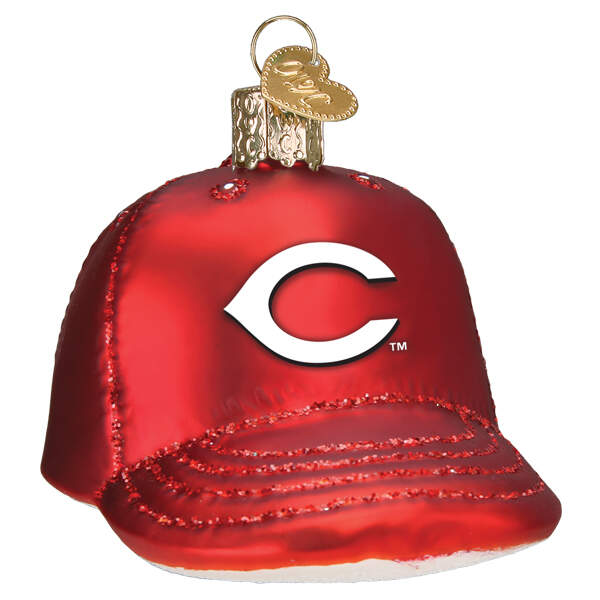 MLB Ornaments Cap - Cincinnati Reds - Boxed by Old World Christmas (Newer)-1