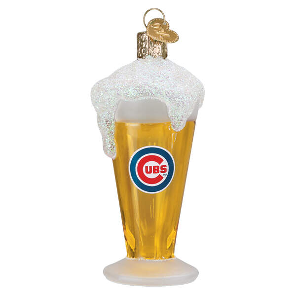 MLB Ornaments Glass Of Beer-Chicago Cubs - Boxed by Old World Christmas (Newer)-1