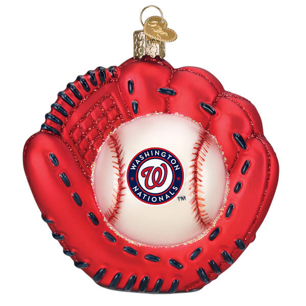 MLB Ornaments Mitt - Washington Nationals - With Box by Old World Christmas (Newer)-1