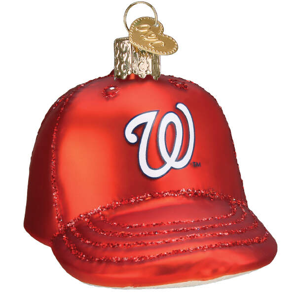 MLB Ornaments Cap - Washington Nationals - Boxed by Old World Christmas (Newer)-1