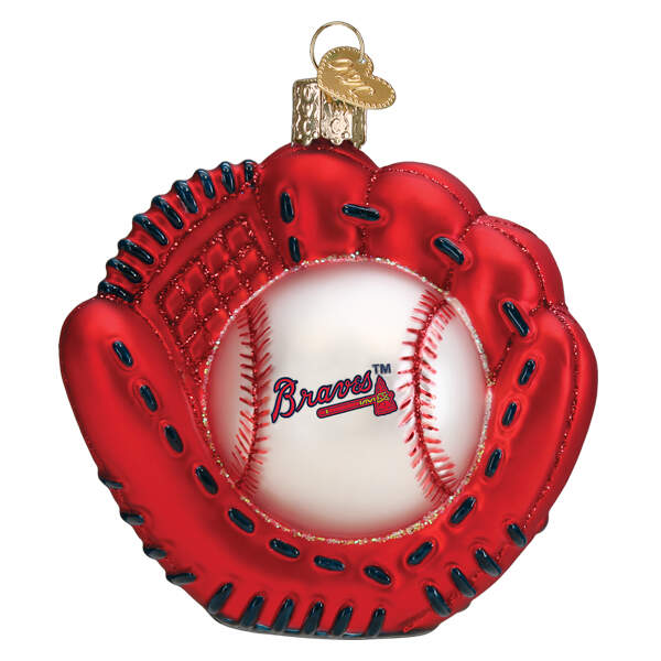 MLB Ornaments Mitt - Atlanta Braves - Boxed by Old World Christmas (Newer)-1