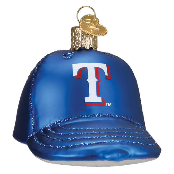 MLB Ornaments Cap - Texas Rangers - Boxed by Old World Christmas (Newer)-1