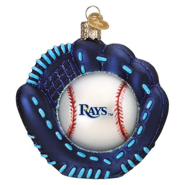 MLB Ornaments Mitt - Tampa Bay Rays - Boxed by Old World Christmas (Newer)-1
