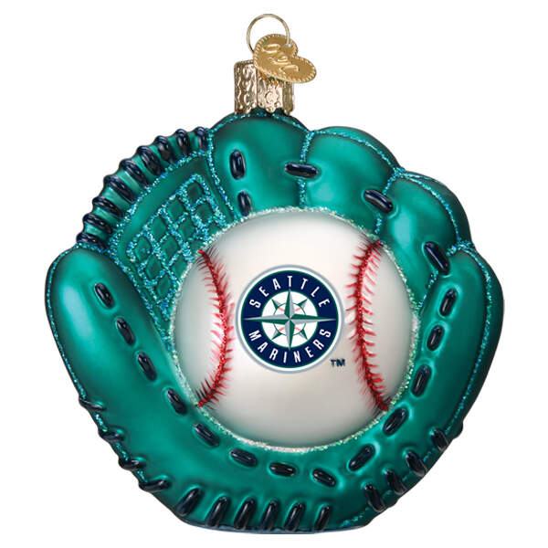 MLB Ornaments Mitt - Seattle Mariners - Boxed by Old World Christmas (Newer)-1