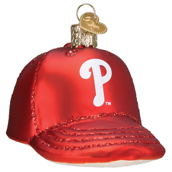 MLB Ornaments Cap - Philadelphia Phillies - Boxed by Old World Christmas (Newer)-1