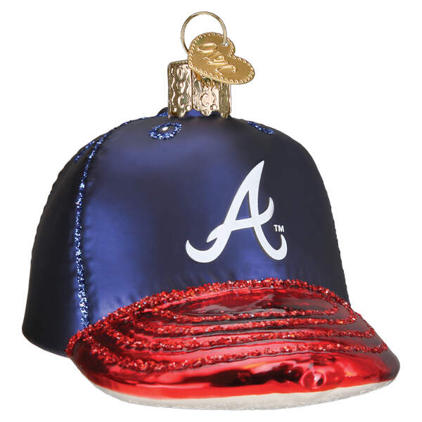 MLB Ornaments Cap - Atlanta Braves - Boxed by Old World Christmas (Newer)-1