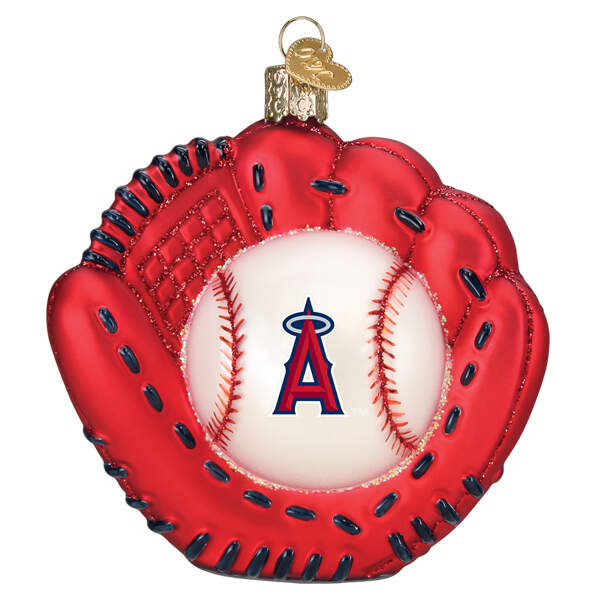 MLB Ornaments Mitt - Los Angeles Angels - Boxed by Old World Christmas (Newer)-1