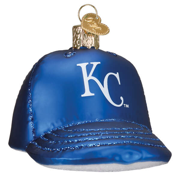 MLB Ornaments Cap - Kansas City Royals - Boxed by Old World Christmas (Newer)-1