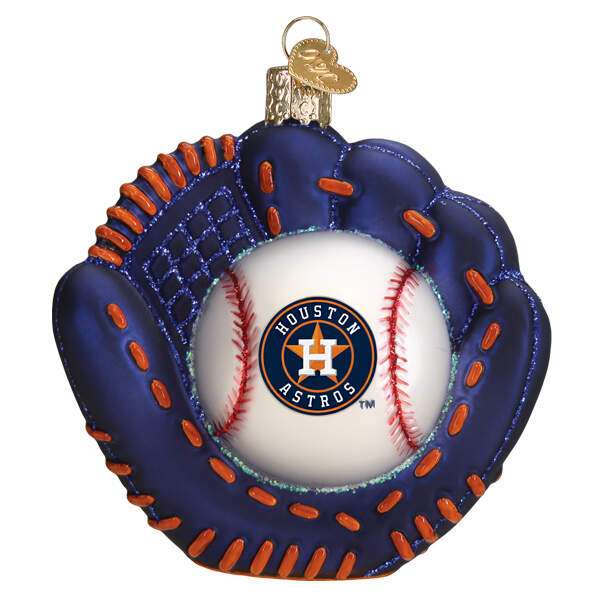 MLB Ornaments Mitt - Houston Astros - Boxed by Old World Christmas (Newer)-1