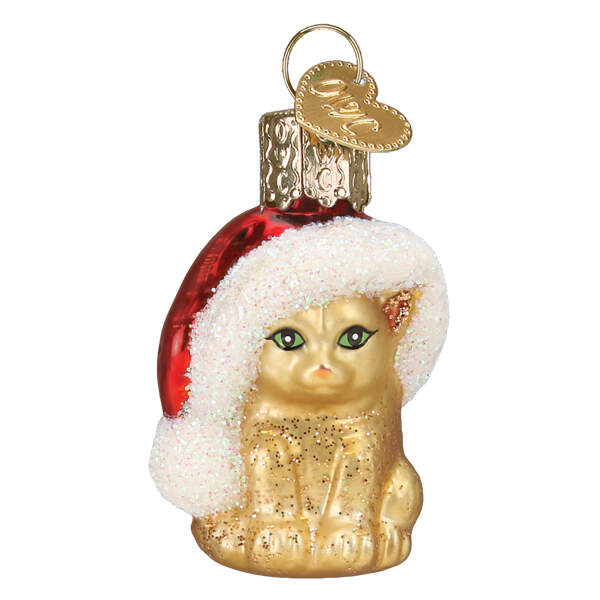Gumdrops Mini Santa's Kitten - Boxed by Old World Christmas (Newer)-1