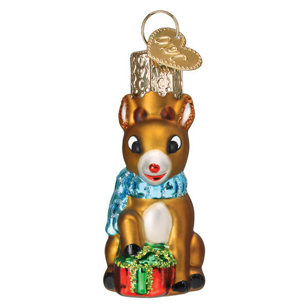 Gumdrops Mini Rudolph The Red-Nosed Reindeer - Boxed by Old World Christmas (Newer)-1