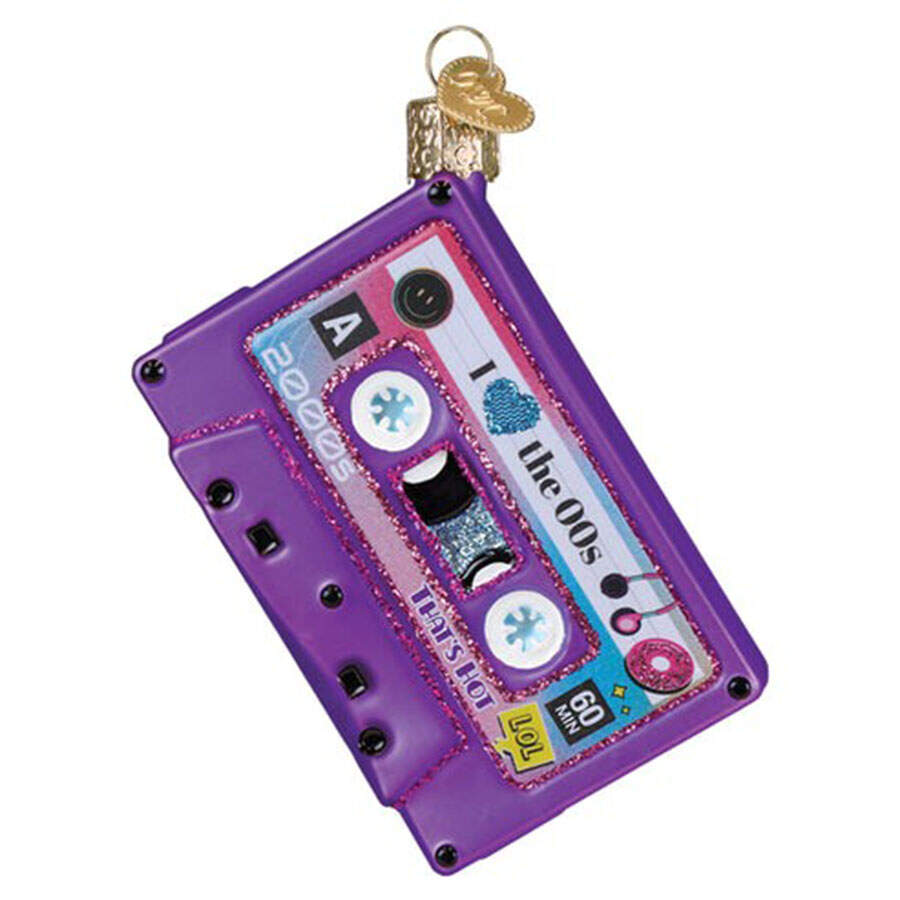 Arts & Entertainment I Love The 00s Cassette Tape - Nb713, No Box by Old World Christmas (Newer)-1