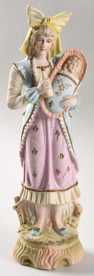 Moriyama Figurines Woman Holding Baby - No Box by Moriyama-1