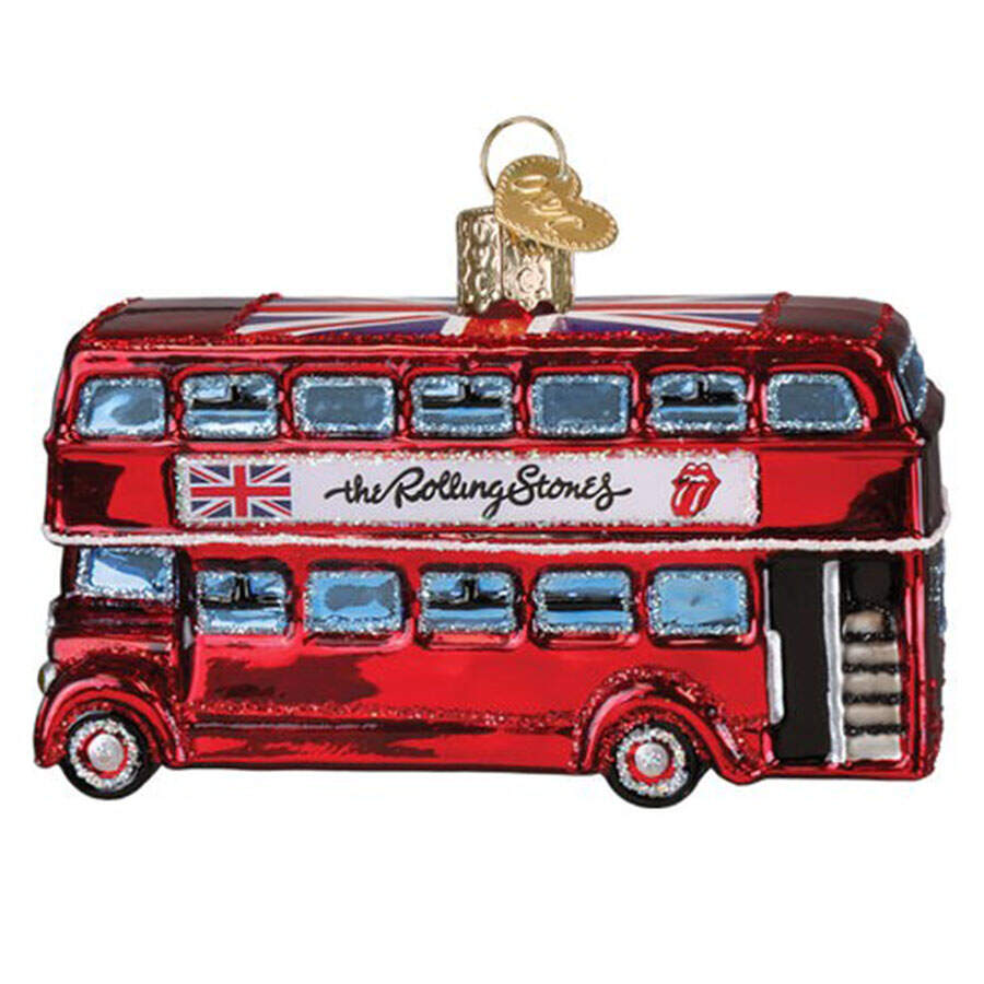 The Rolling Stones The Rolling Stones British Bus - No Box by Old World Christmas (Newer)-1