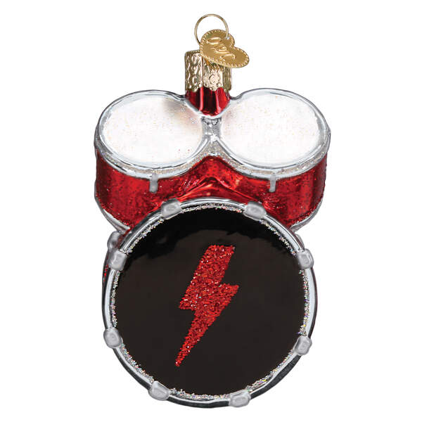 AC-DC (Band) Ac/Dc Drum Set - No Box by Old World Christmas (Newer)-2