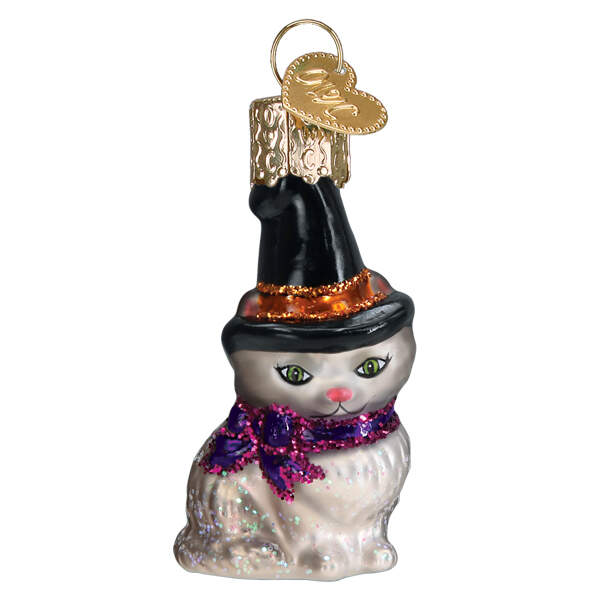 Gumdrops Halloween Mini Witch Cat - Boxed by Old World Christmas (Newer)-1