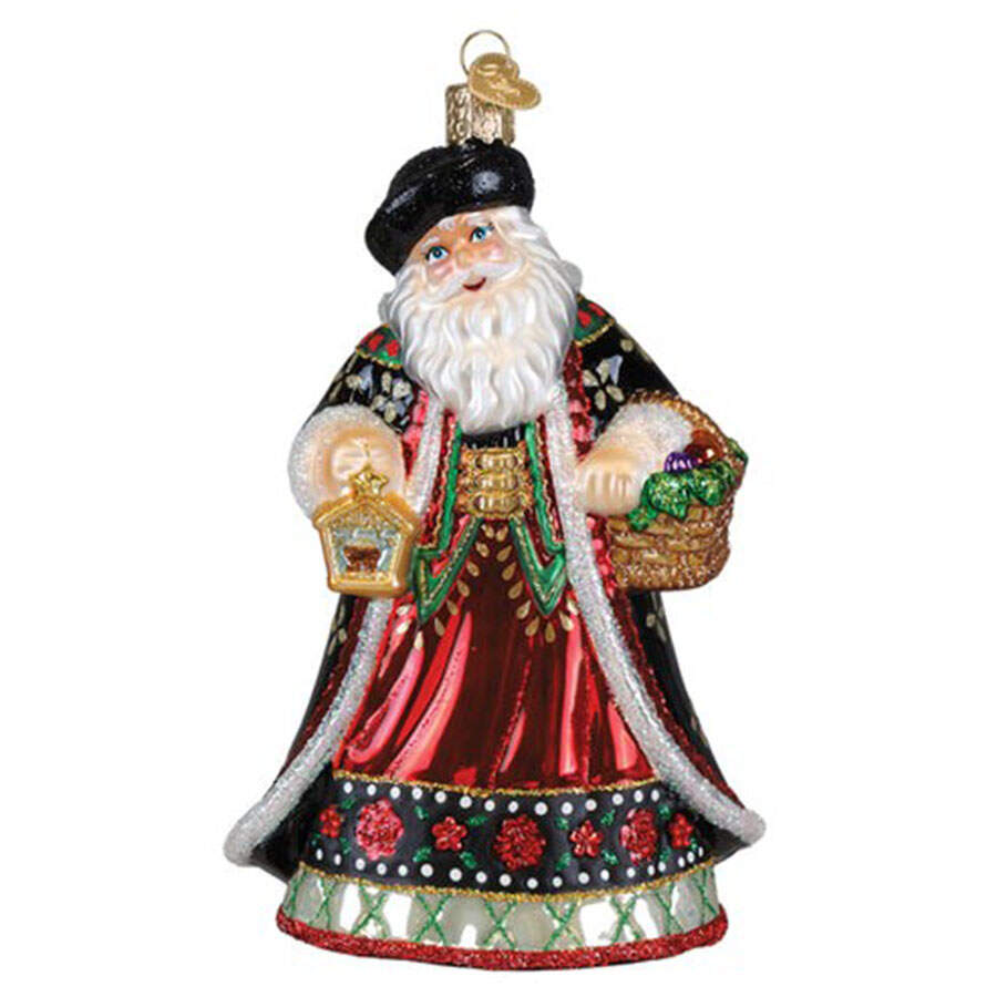 Sapphire Collection Slovak Father Christmas - No Box by Old World Christmas (Newer)-1