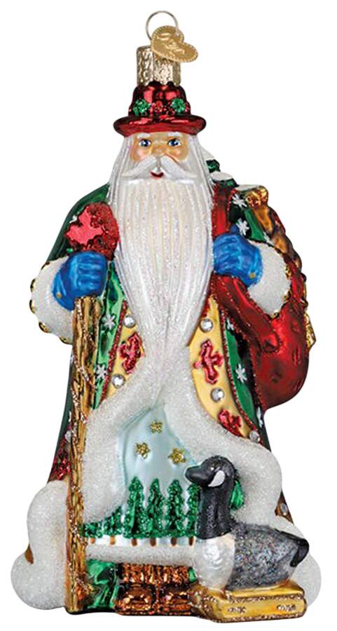 Sapphire Collection Canadian Santa - No Box by Old World Christmas (Newer)-1