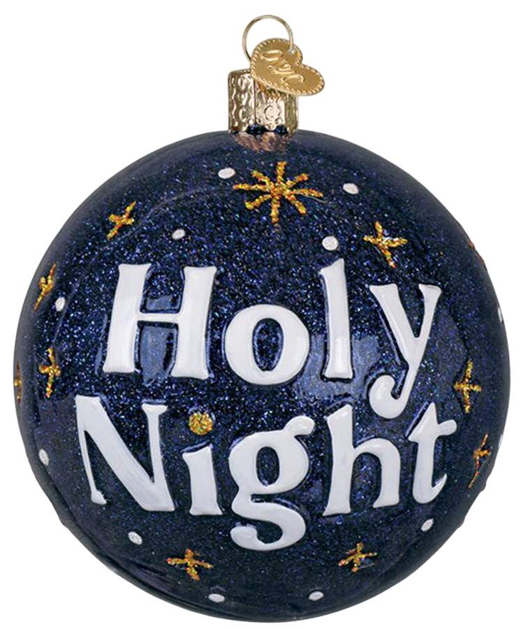 Rounds Silent Night - No Box by Old World Christmas (Newer)-2