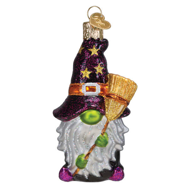 Gnomes for All Seasons Witch Gnome - No Box by Old World Christmas (Newer)-1