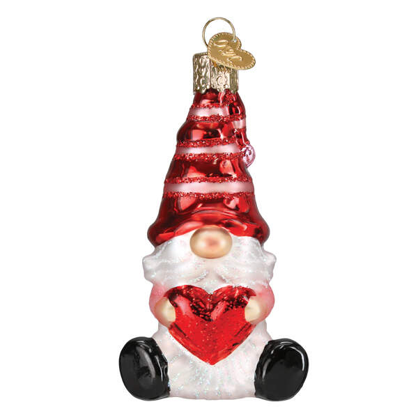 Gnomes for All Seasons Valentine Gnome - No Box by Old World Christmas (Newer)-1
