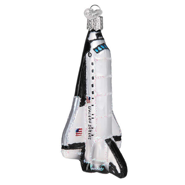 Space Exploration Space Shuttle - No Box by Old World Christmas (Newer)-1