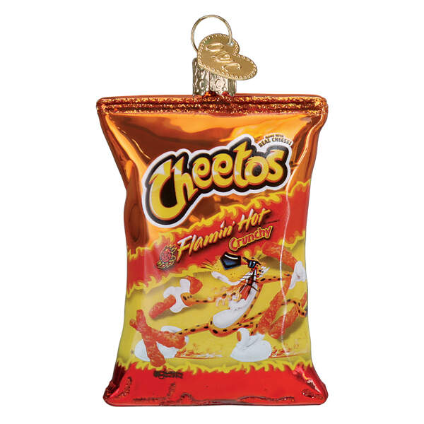 Frito Lay Flamin' Hot Cheetos - No Box by Old World Christmas (Newer)-1