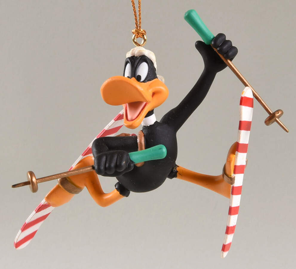 Looney Tunes Ornaments Daffy Duck On Skis - No Box by Matrix-1