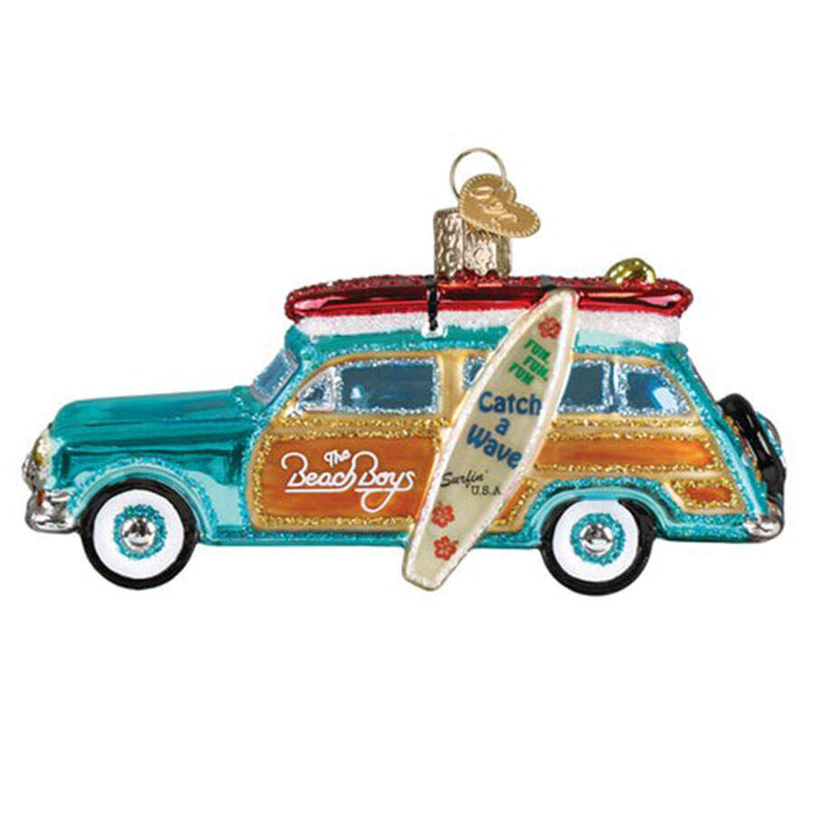 The Beach Boys Surfin' Woody - No Box by Old World Christmas (Newer)-1