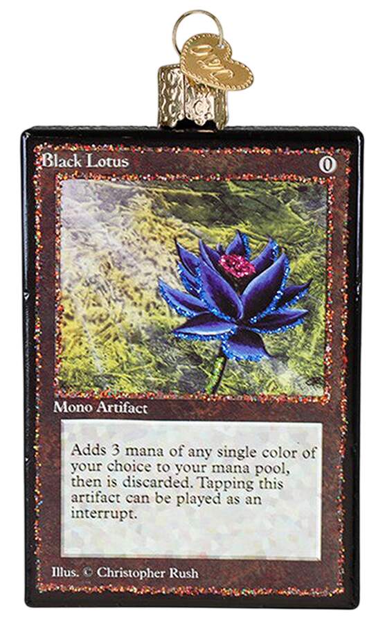 Hasbro Toys & Games Magic: The Gathering Black Lotus Card - No Box by Old World Christmas (Newer)-1