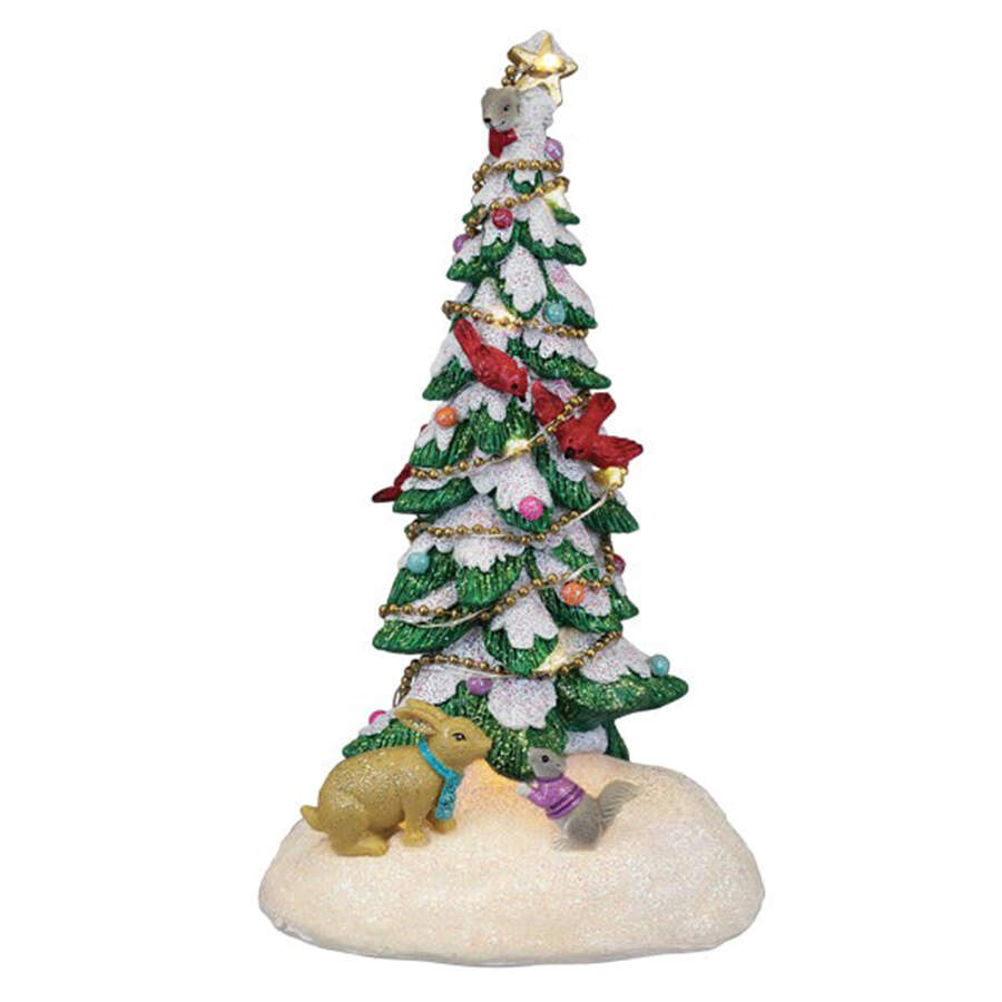 Strudel Street Figurines Critter Tree - No Box by Old World Christmas (Newer)-1