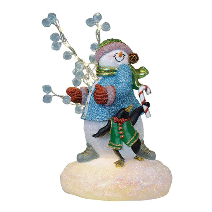 Strudel Street Figurines Snowgal And Penguin - No Box by Old World Christmas (Newer)-1
