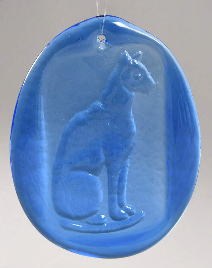 Suncatcher Ornaments Blue-Egyptian - No Box by Museum of Fine Arts Boston-1
