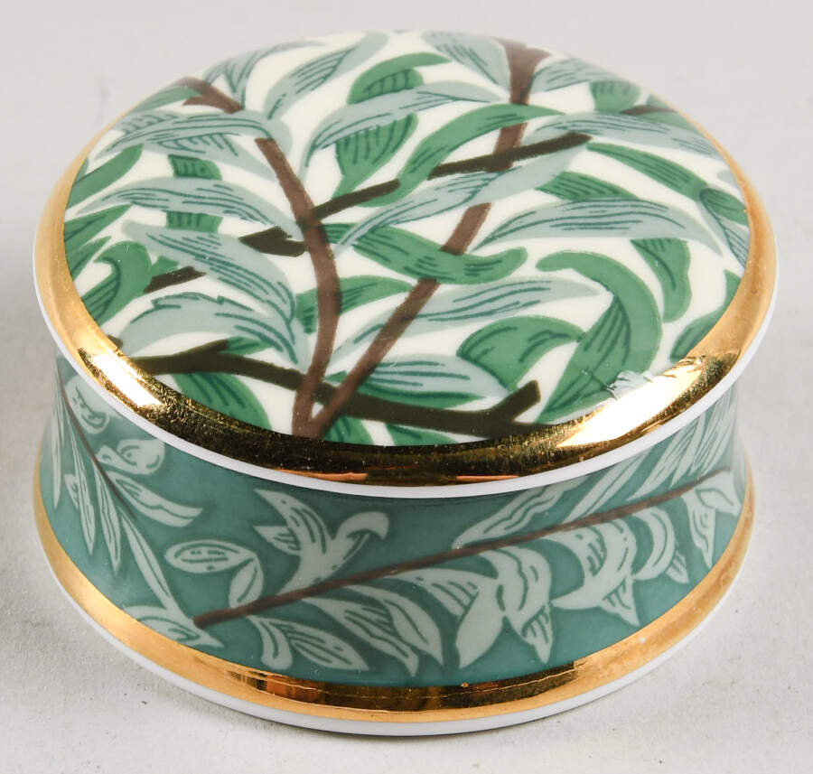 William Morris Trinket Boxes Willow Bough-Round - No Box by Museum Collections-1