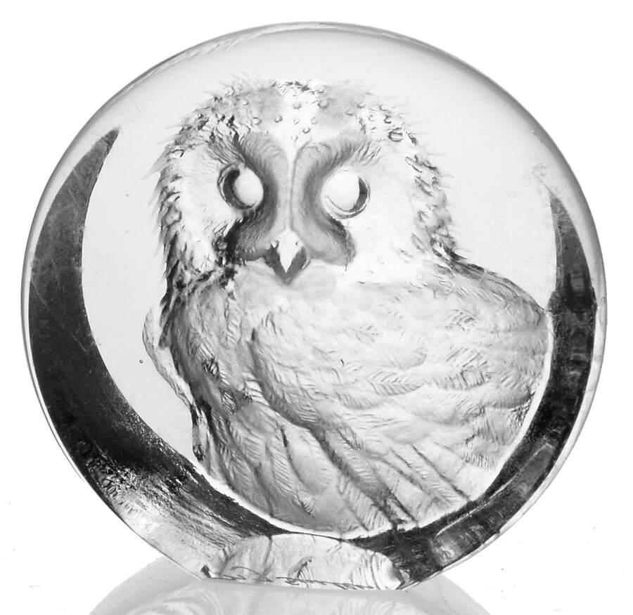 Miniature Treasures Collection Owl - With Box by Mats Jonasson-1