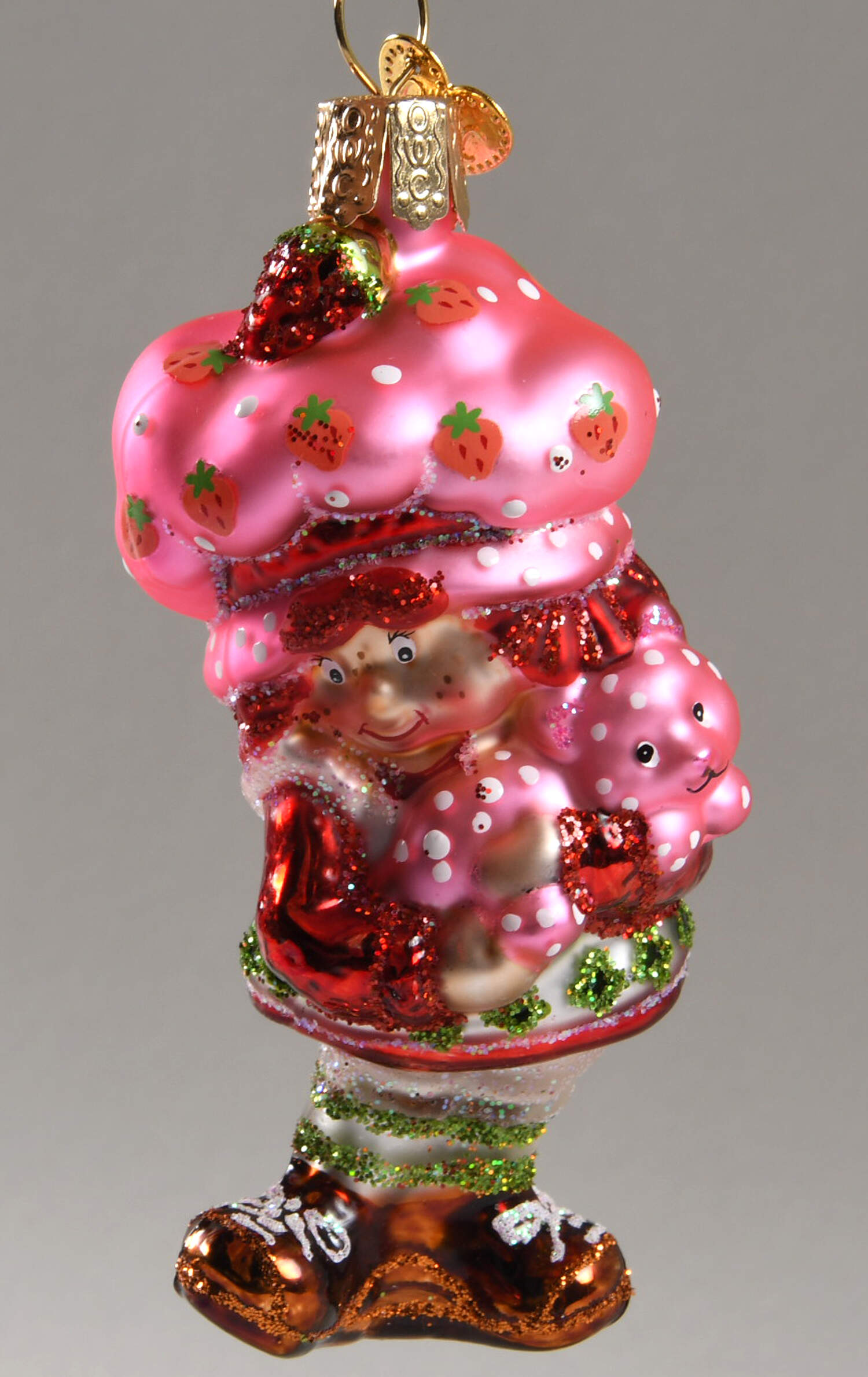 Strawberry Shortcake Strawberry Shortcake & Custard - No Box by Old World Christmas (Newer)-1
