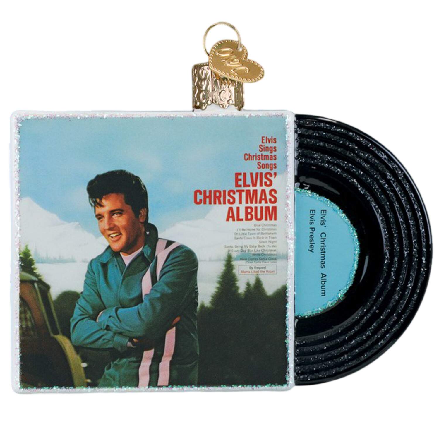 Bands & Musicians Elvis' Christmas Album - No Box by Old World Christmas (Newer)-1