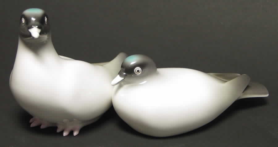 Noritake Figurines Pigeon Pair - Boxed by Noritake-1