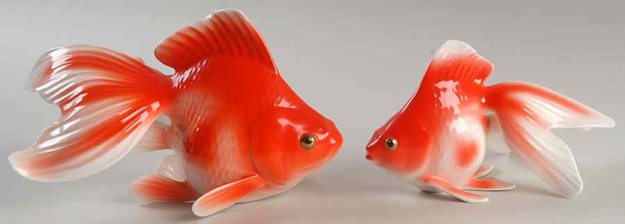 Noritake Figurines Goldfish-Pair - Boxed by Noritake-1