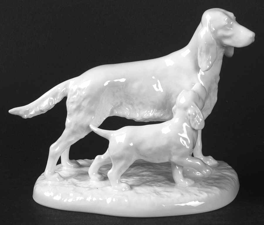 Mothers Day Figurine Setter And Pup - Boxed by Noritake-1