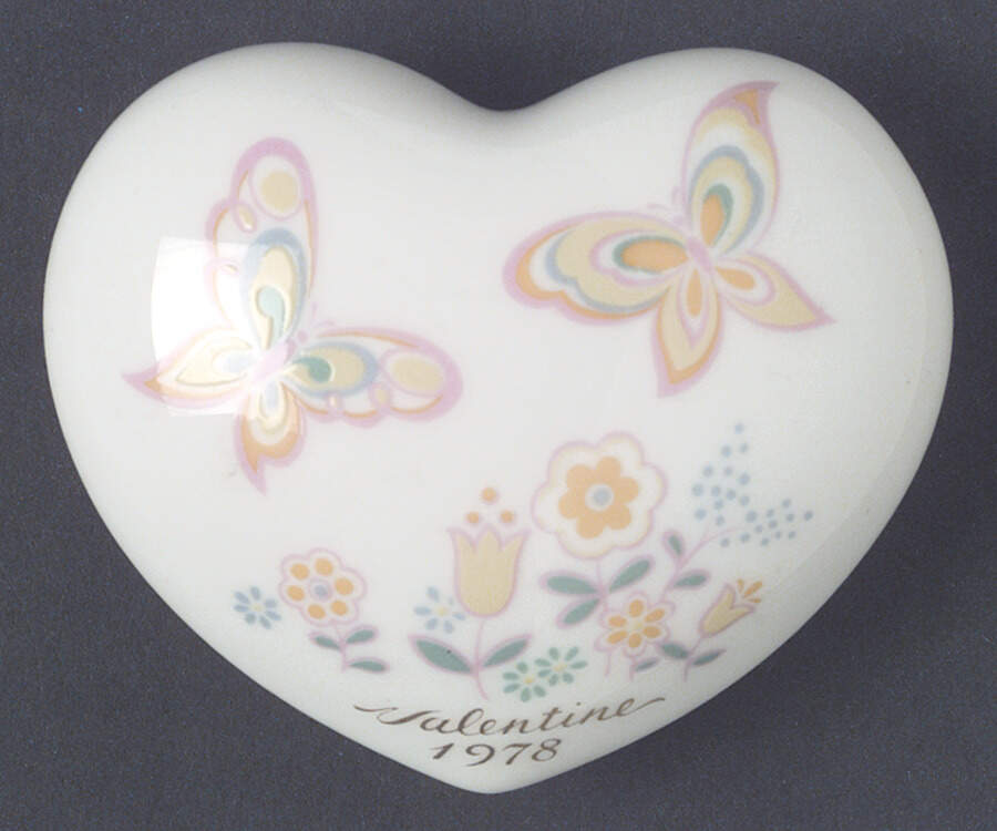 Valentines Heart Butterflies - No Box by Noritake-1