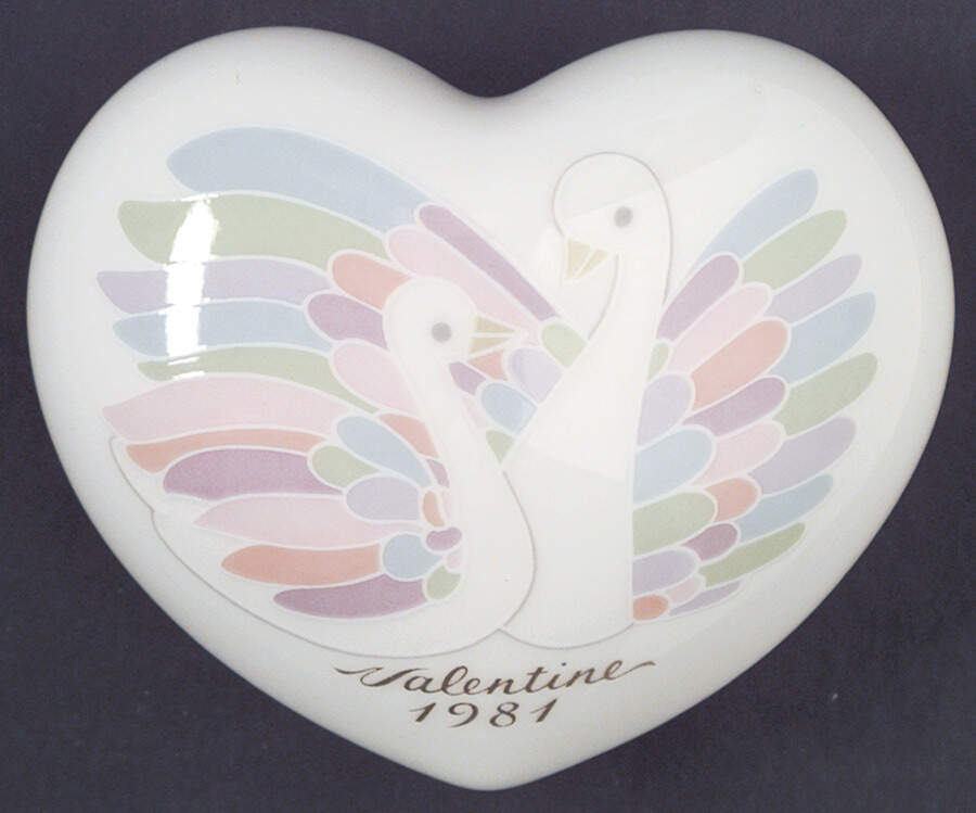 Valentines Heart Swans - Boxed by Noritake-1
