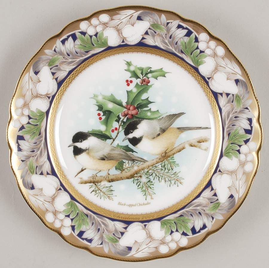 Birds of America-Christmas Black Capped Chikadee - No Box by Noritake-1