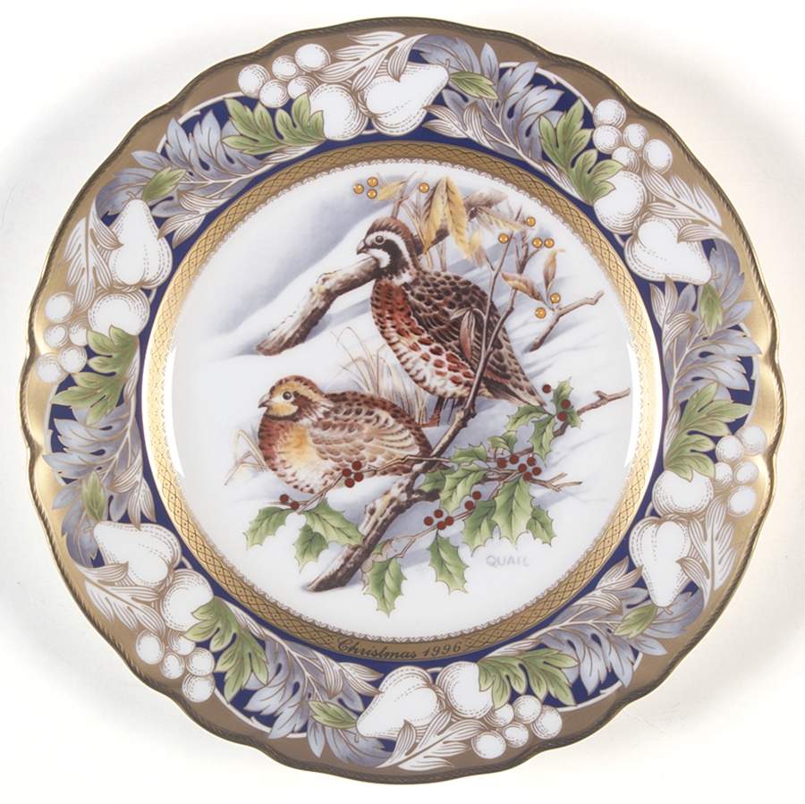 Birds of America-Christmas Bobwhite Quail - With Box by Noritake-1