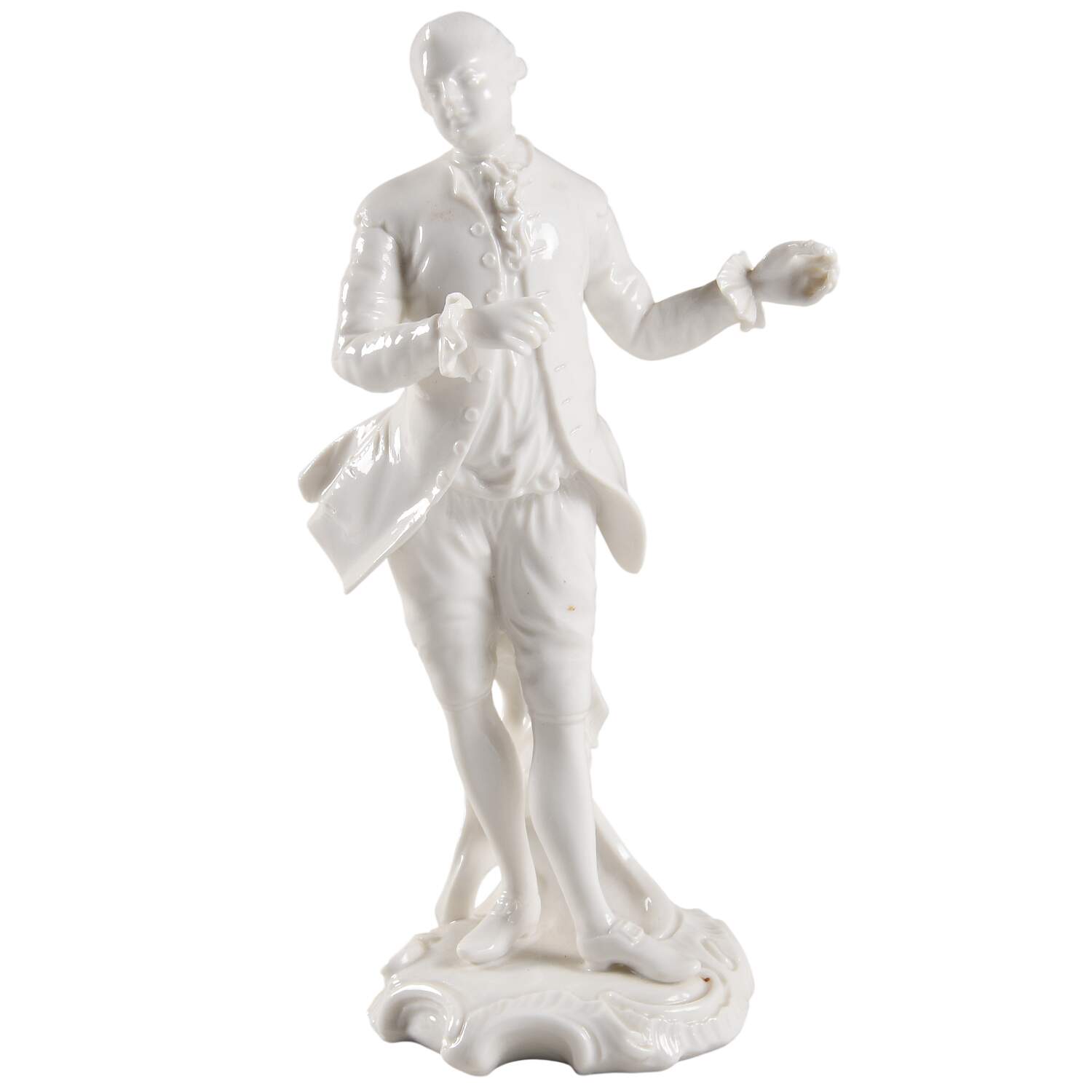 Nymphenburg Figurine Gentleman Holding Pearl - No Box by Nymphenburg-1