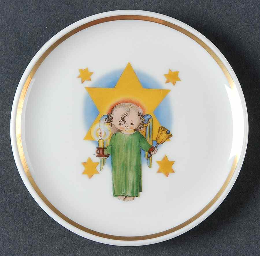 Berta Hummel Museum Miniature Plate Herald Angel - No Box by New England-1