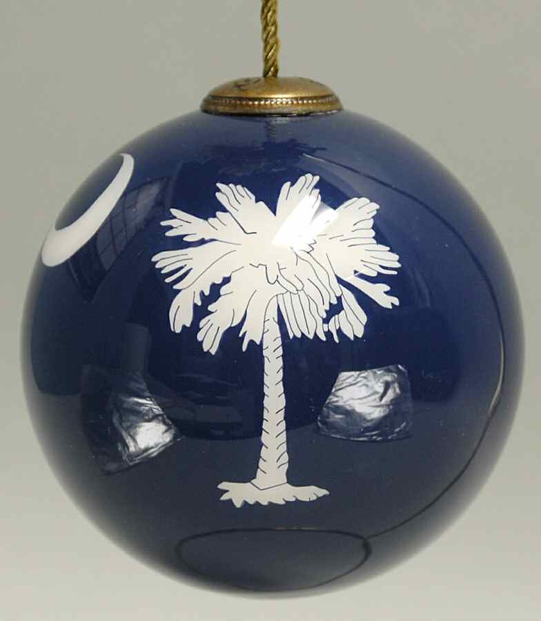 Ne'Qwa Christmas Ornament Sc Palmetto Ornament - Boxed by Ne'Qwa Art-1